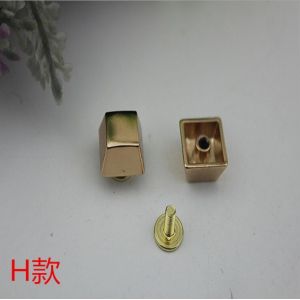 2019 New idea products design square 8 mm gold metal decorative rivets for