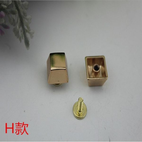 2019 New idea products design square 8 mm gold metal decorative rivets for