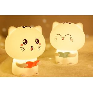 OEM Kingda Remote Control Kitten Night Light battery powered CE certificate