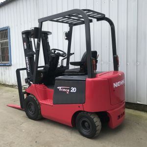 Used Nichiyu Electric Counterbalance Forklift with and Min. Lifting Height of 2