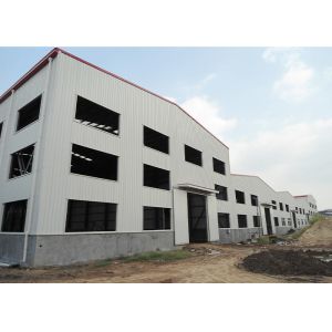 Customized Large Metal Sheds Workshops Paint Coating Galvanized
