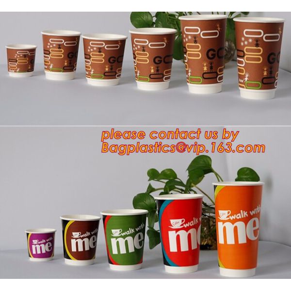 12oz double wall disposable custom printed ripple paper cup, paper tea cups
