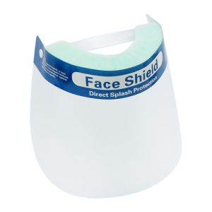 Distortion Free Chemical Safety Face Shield Optically Clear Adjustable With