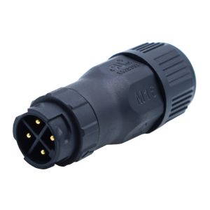 M16 Panel Mount Waterproof Connector Ip67 Self Locking Male