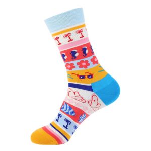 China Customized OEM Best Novelty Funky Colorful Socks on sale