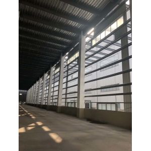 H Section Steel Poultry Farm Structure With Galvanized C Purlins For Pig Sheds