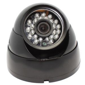 Sony / Sharp CCD Color CCD LED Vandal Proof Dome Camera With 20M IR Working