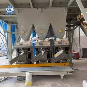 Automatic Feeding Packaging Dry Mortar Production Line Wall Putty Plaster Skim Coat Sand Cement Mixer Tile Adhesive Glue Grout Making Machine