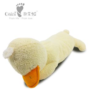 Cheap Stuffed Loveable Soft Plush Toy Cushion Huggable Sleeping Duck Pillow for sale