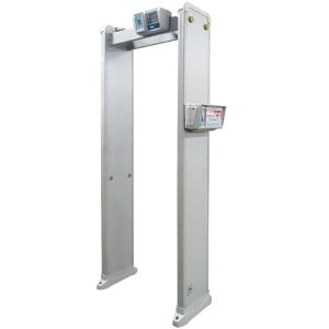 Cheap Medical Accuracy Walk Through Metal Detector With Temperature Measurement Function for sale