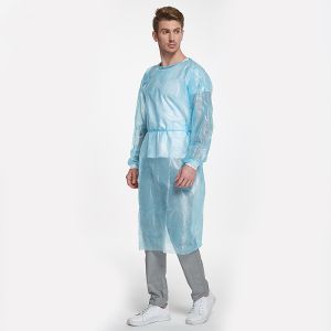 S&J PP Non-woven Disposable 15g Lightweight Visitor Gown CE Far Infrared