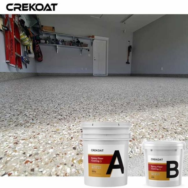 Quality Bulk Resilient Finish Epoxy Flake Floor Coating Customizable Thickness wholesale