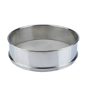 ASTM 8 " Stainless Steel Wire Mesh Sieve , Fine Mesh Sieve Strainer Precision
