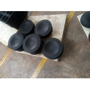 Black Custom Rubber Products 18x18 X1.8 Inches Soccer Corner Flag Base