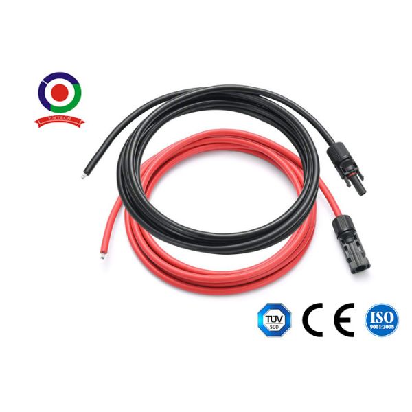 Quality Silver Plated IP67 Low Toxicity Solar Panel Extension Cable wholesale