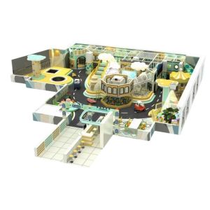 Indoor Play Center with Slide Ball Pit Balls and Customizable Allowable