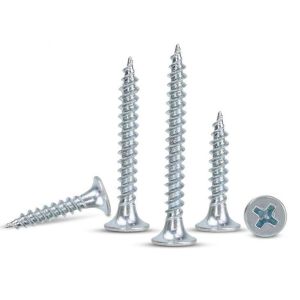 Black Phosphate Drywall Screw with Flat Bugle Head and Fine Coarse Thread DIN