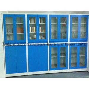 1.8m Height Small Steel Storage Cupboards 1.0mm Thickness Material With PVC Handles
