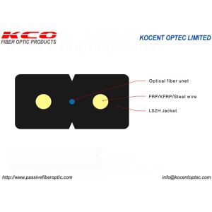 G652D G567A1 G657A2 1core 2core 4core 12core LSZH PVC FTTH Drop Optical Cable