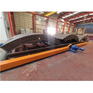 width 1100mm Roller Conveyor Shot Blasting Machine Surface Continuous Treatment