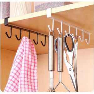 Multi Function Nail Free Hangers Wrought Iron Spray Paint For Kitchen