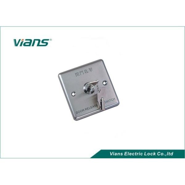 Durable Aluminum Alloy Door Exit Button / push button exit switch With Emergency