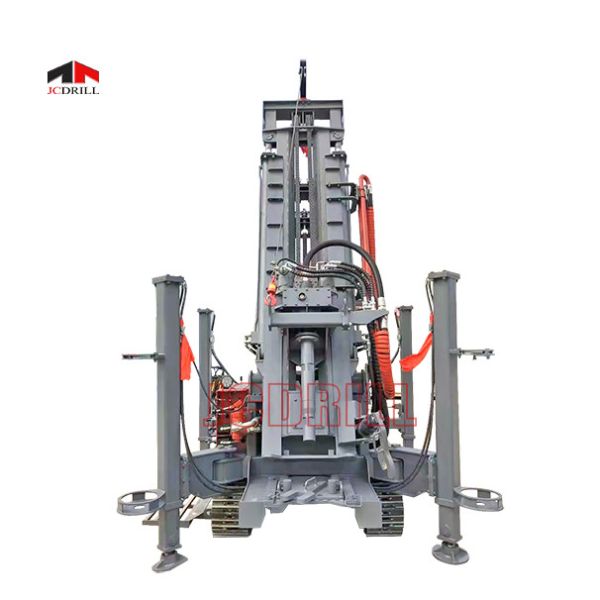 Quality Borehole Deep Water Well Drilling Rig Steel Crawler Mounted Mud Rotary wholesale
