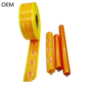 Custom plastic casing Sausage packaging casing flexography printing plastic