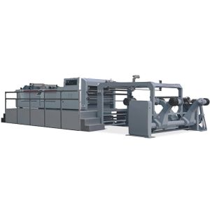 China 400mm Cutting Length Paper Roll Slitting Machine 3P With PLC Control System on sale China 400mm Cutting Length Paper Roll Slitting Machine 3P With PLC Control System on sale