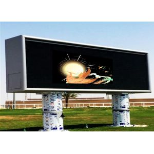 Large 1R1G1B P6 Video Function Digital Outdoor Led Billboard With 3 Years