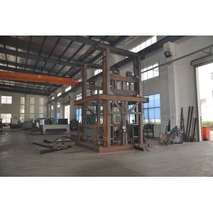 Save Space 4M Lifting Height 2000Kg Loading Capacity Guide Rail Elevator for