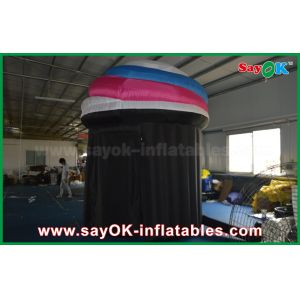 Cheap Advertising Booth Displays DIA 2.5m Customized Inflatable Booth Tent , PVC Photo Booth Tent Durable for sale