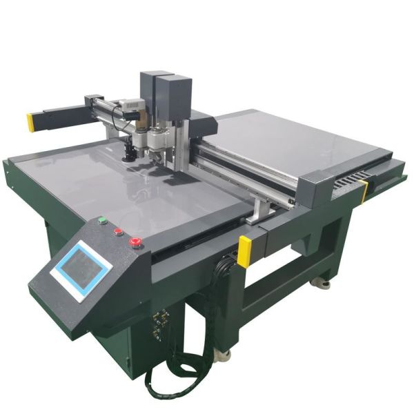 box sample cutting machine, oscillating cut and creasing machine, sample maker,