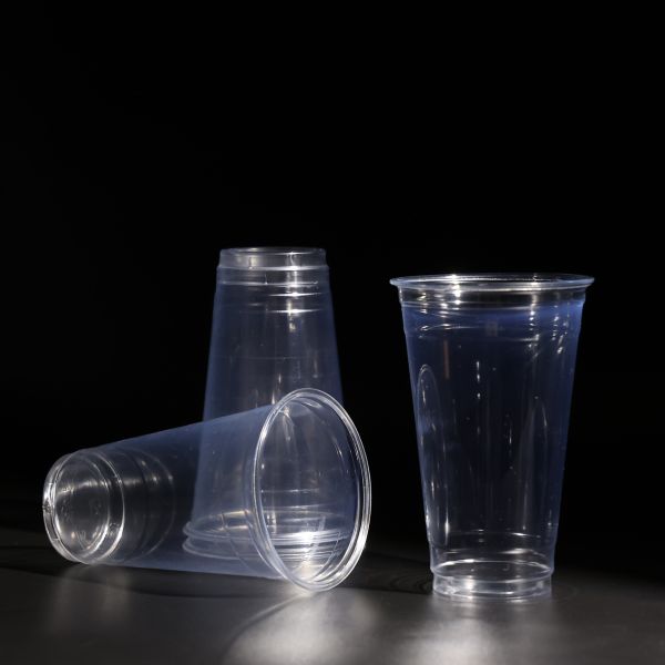 Quality Clear Stackable Plastic PET Cups with Lids for Cold Coffee wholesale
