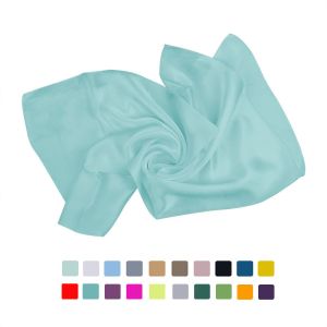 Spring Hairband Twill Mulberry Silk Scarf Custom Design