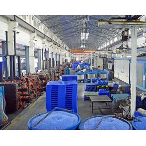 Double Side Face 4 Way Entry Warehouse Plastic Pallet Reversible Industrial