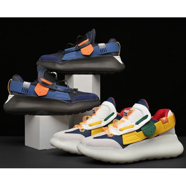 Quality Breathable Flyknit Frabic Big Clunky Shoes soft lining prevent degumming wholesale