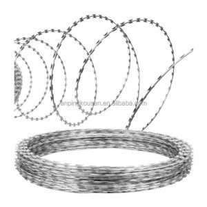 1.6-3.2mm Wire Diameter Barbed Wire Coil for Hot-Dipped Galvanized Wire Mesh