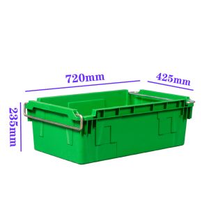Organize Your Space with Daily Mess Storage Plastic Crate Internal Size 640*345