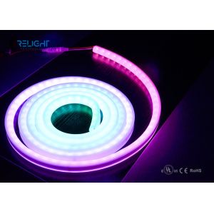 Cheap RGB Led Rope Light Neon Tube RGB Flexible LED Strip Lights 5050RGB with IC embedded IP67 for outdoor for sale