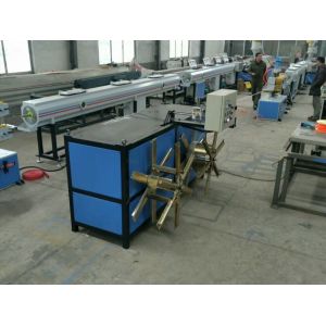 PE Plastic Pipe Extrusion Line / Large Diameter PE Plastic Water Pipe Making