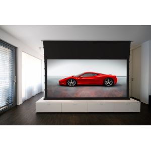 92" projection screen , tab tensioned motorized projection screen aluminum