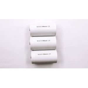 Cheap NiCd D5000mAh 1.2V Rechargeable Flashlight Battery UL High Cap for sale