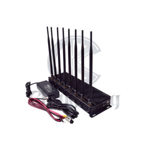 Cheap Adjustable 3G 4G 5 GHZ Jammer Wireless Signal Jammer Device With 8 Antennas for sale