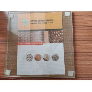 China Enclosure Wired Security Laminated Glass Stainless Steel Wire Mesh on sale