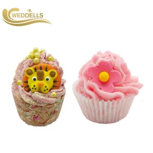 Cake Shape Colorant Custom Bath Bombs Green Tea Scent / Soap And Glory Bath Bomb