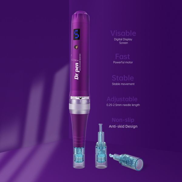 Dr Pen X5-W Wireless dermapen with Speed Digital display Auto Microneedle System Adjustable Needle 0.25mm-2.5mm