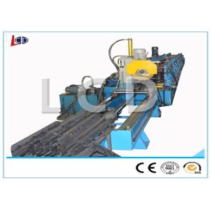 PLC Control Welded Pipe Production Line Safe Using 11KW Power For Square Pipe