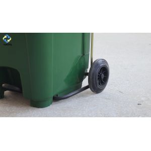 hdpe plastic bins 120l Plastic rectangular outdoor garbage cans with lids and