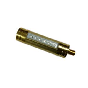 Cheap No Radiation Golden aluminum Handheld Vein Locator Device With Six Red Light Resources USB Cable Charged for sale